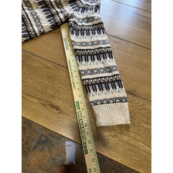 Eddie Bauer Women Cardigan Sweater Sz XL Button Front Pockets Cotton NWOT Cabin - Picture 8 of 16